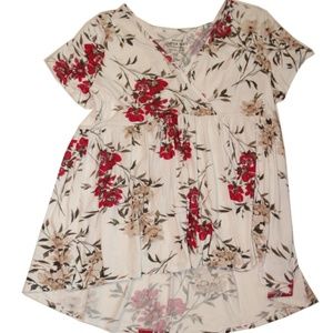 Torrid Floral Peplum Top NWT